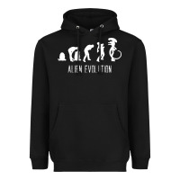 Black alien evolution Heavyweight Hoodie - artisFamous