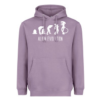 Lavender alien evolution Heavyweight Hoodie - artisFamous
