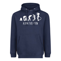 Navy alien evolution Heavyweight Hoodie - artisFamous