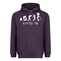 Plum alien evolution Heavyweight Hoodie - artisFamous