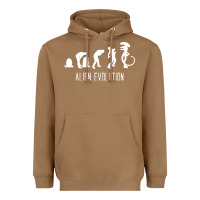 Toasted Coconut alien evolution Heavyweight Hoodie - artisFamous