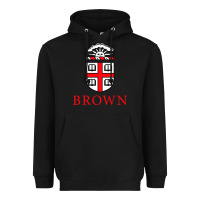 Black brown university Heavyweight Hoodie - artisFamous