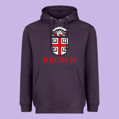 Brown University Heavyweight Hoodie Designed By Artisfamous