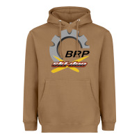 Toasted Coconut brp ski doo Heavyweight Hoodie - artisFamous