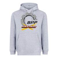 Heather Grey brp ski doo Heavyweight Hoodie - artisFamous