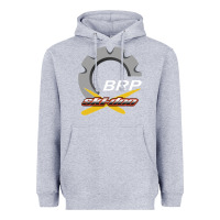 Heather Grey brp ski doo Heavyweight Hoodie - artisFamous