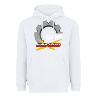 White brp ski doo Heavyweight Hoodie - artisFamous