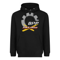 Black brp ski doo Heavyweight Hoodie - artisFamous