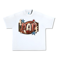 White football dad Urban Heavy Tee - FaDigitalArtStudio