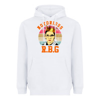 White rbg Heavyweight Hoodie - artisFamous