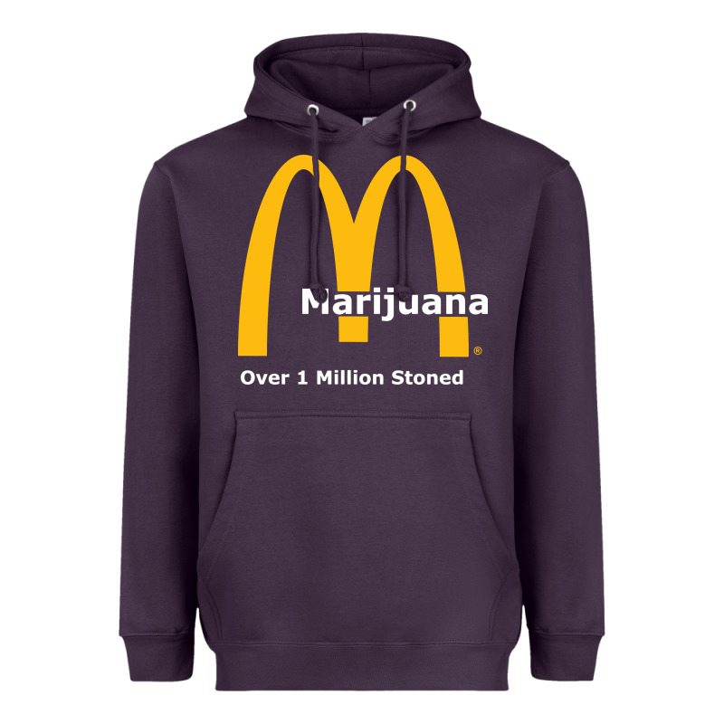 Marijuana Over 1 Million Stoned Heavyweight Hoodie by artisFamous | Teevron