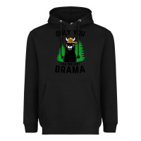 Black only you can prevent drama llama Heavyweight Hoodie - artisFamous
