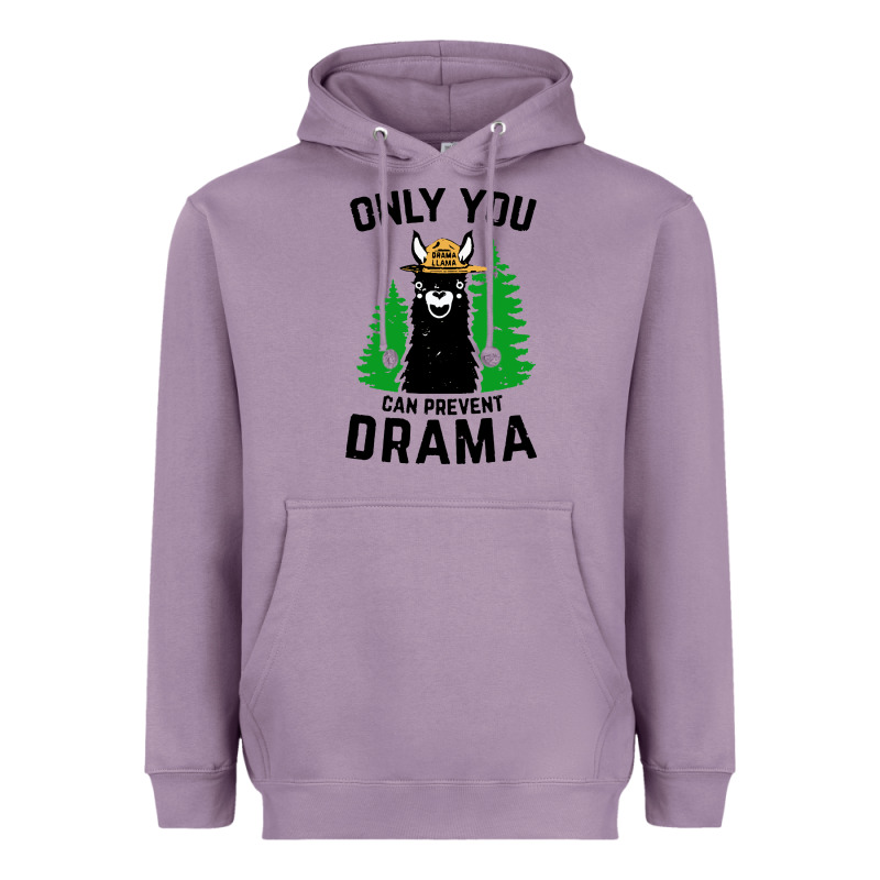 Only You Can Prevent Drama Llama Heavyweight Hoodie by artisFamous | Teevron