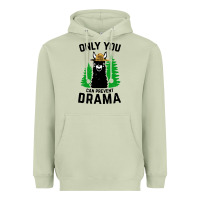 Matcha only you can prevent drama llama Heavyweight Hoodie - artisFamous