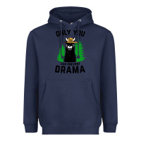Navy only you can prevent drama llama Heavyweight Hoodie - artisFamous