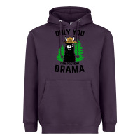 Plum only you can prevent drama llama Heavyweight Hoodie - artisFamous