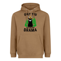 Toasted Coconut only you can prevent drama llama Heavyweight Hoodie - artisFamous