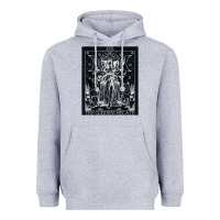 Heather Grey hecate tarot card triple moon goddess witch wiccan pagan Heavyweight Hoodie - artisFamous