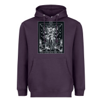 Plum hecate tarot card triple moon goddess witch wiccan pagan Heavyweight Hoodie - artisFamous
