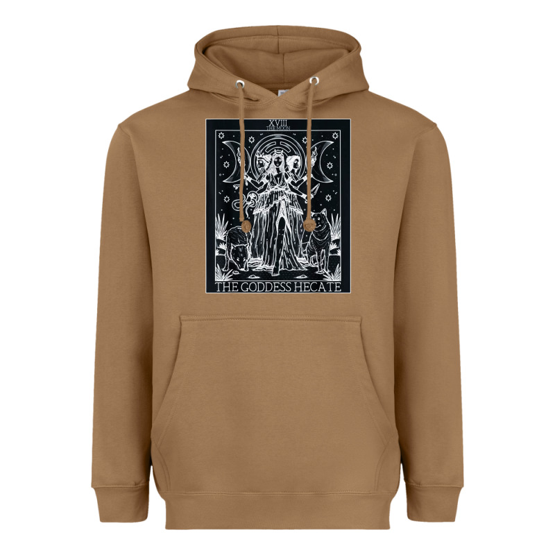 Hecate Tarot Card Triple Moon Goddess Witch Wiccan Pagan Heavyweight Hoodie by artisFamous | Teevron