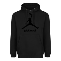 Black funny pickleball Heavyweight Hoodie - artisFamous