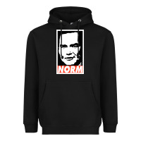 Black norm macdonald Heavyweight Hoodie - artisFamous