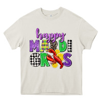 Cream happy mardi gras Heavy Core Tee - CowGirlArtShop