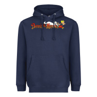 Navy Dennis the Menace funny cartoon movie Heavyweight Hoodie - artisFamous