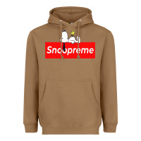 Toasted Coconut snoopreme Heavyweight Hoodie - artisFamous
