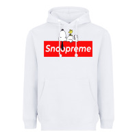 White snoopreme Heavyweight Hoodie - artisFamous