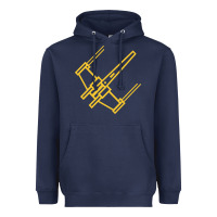 Navy x wing starfighter Heavyweight Hoodie - artisFamous