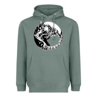 Sage xenomorph Heavyweight Hoodie - artisFamous