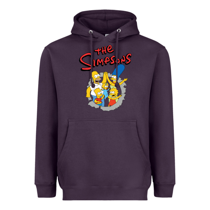 The Simpsons Funny Family Heavyweight Hoodie by artisFamous | Teevron