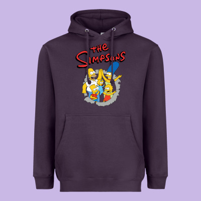 The Simpsons Funny Family Heavyweight Hoodie Designed By Artisfamous