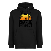 Black summer vacation charlie don't surf Heavyweight Hoodie - artisFamous
