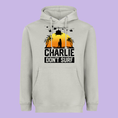 Summer Vacation Charlie Don't Surf Heavyweight Hoodie Designed By Artisfamous