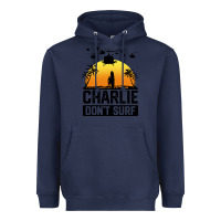 Navy summer vacation charlie don't surf Heavyweight Hoodie - artisFamous
