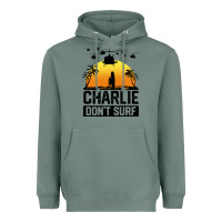 Sage summer vacation charlie don't surf Heavyweight Hoodie - artisFamous