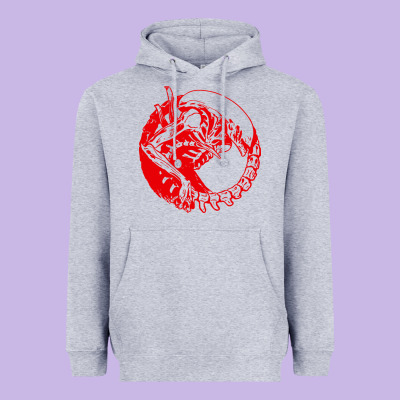 Xenomorph Heavyweight Hoodie Designed By Artisfamous