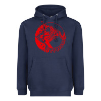 Navy xenomorph Heavyweight Hoodie - artisFamous