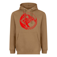 Toasted Coconut xenomorph Heavyweight Hoodie - artisFamous