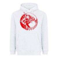 White xenomorph Heavyweight Hoodie - artisFamous