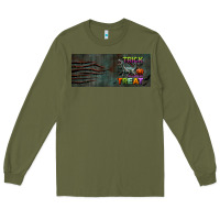 Army Green trick rawr treat 15 oz mug Long Sleeve Tee - BundleAndBundleShop