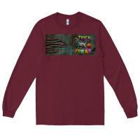 Burgundy trick rawr treat 15 oz mug Long Sleeve Tee - BundleAndBundleShop