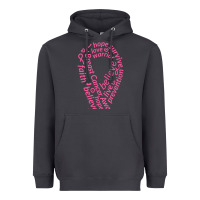 Pink Ribbon Heavyweight Hoodie | Teevron