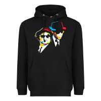 Black blues brothers Heavyweight Hoodie - artisFamous