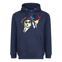 Navy blues brothers Heavyweight Hoodie - artisFamous