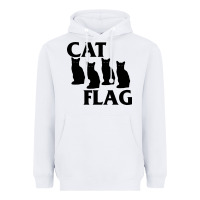 White cat flag Heavyweight Hoodie - artisFamous
