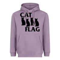 Lavender cat flag Heavyweight Hoodie - artisFamous