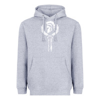 Heather Grey sparta krieger fitness   molon labe Heavyweight Hoodie - artisFamous
